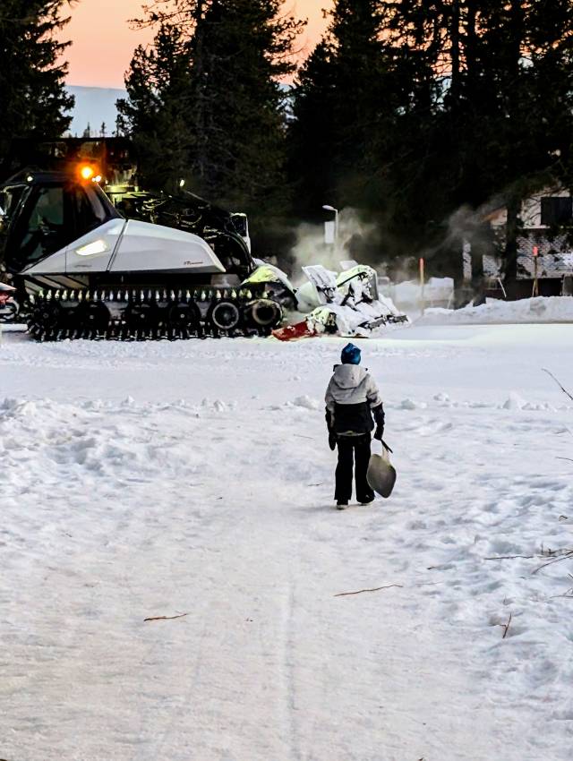 Hókotró a sípályán, Szlovákia