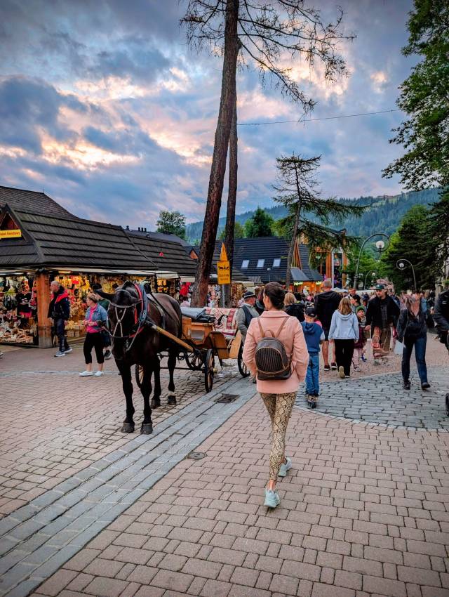 Zakopane sétálóutcája