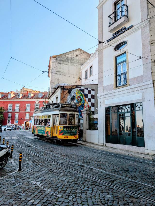 Utcakép Lisszabonban